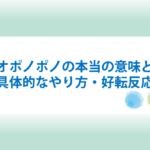 ホオポノポノの意味と効果とやり方