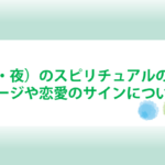 蜘蛛の朝と夜のスピリチュアルメッセージ